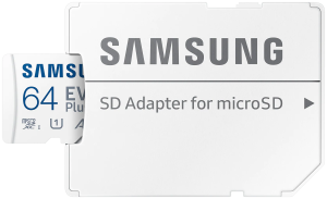 Купить  памяти Samsung EVO Plus microSDXC, SD adapter, 64 ГБ (MB-MC64KA-EU)-2.jpg